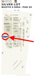 CON EXPO 2023 Las vegas - MAP - SILVER LOT - BOOTH S5054 PAD 25